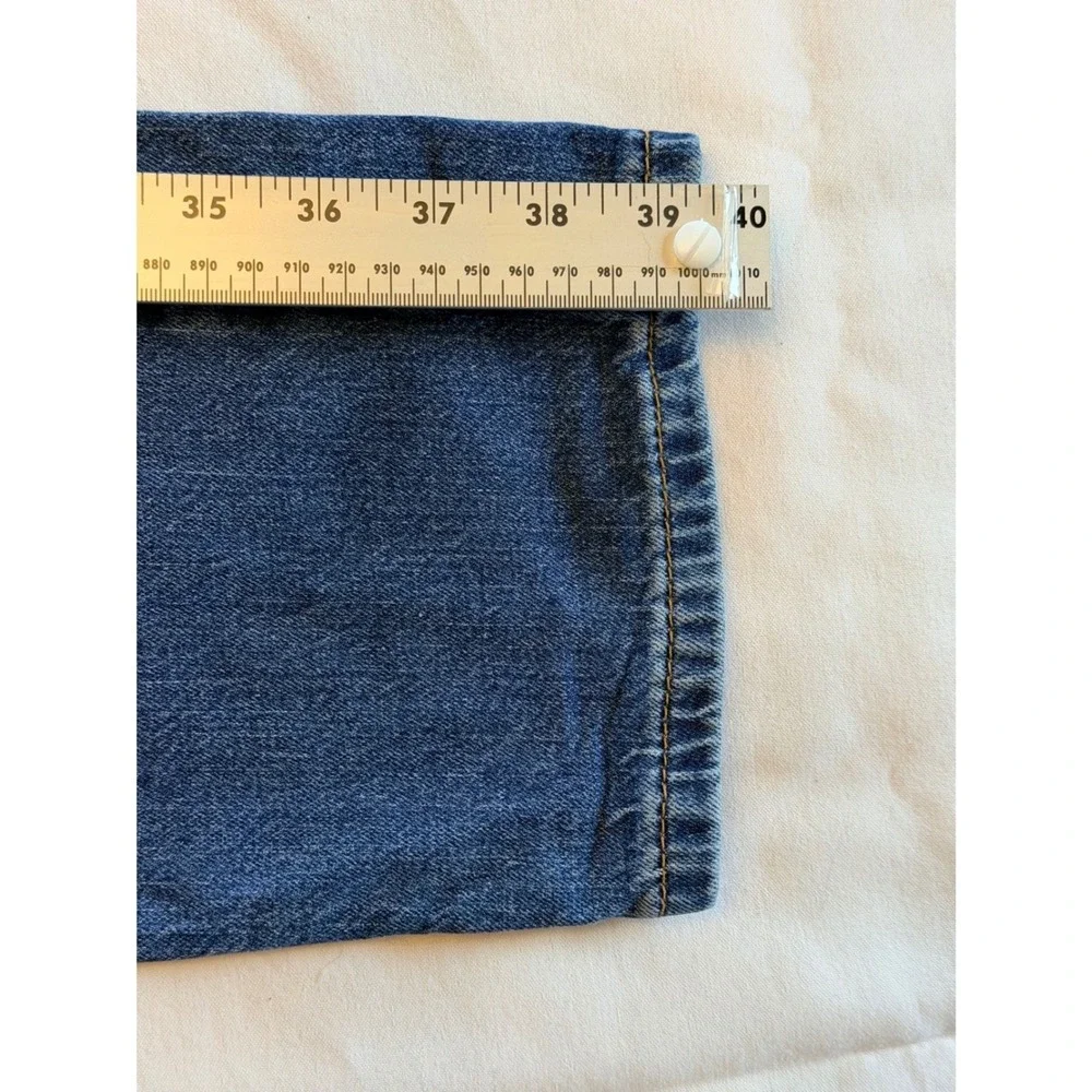 Levis 505 Regular Fit Straight Leg Jeans Blue Denim Mens 30x32 WaterLess
